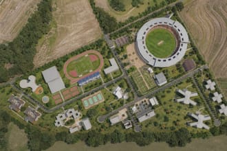 design large scale resort, park, landscape, masterplan and hospitality project