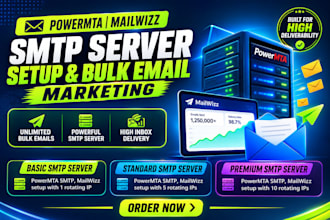 setup powermta smtp server, mailwizz, bulk email marketing, smtp mailwizz