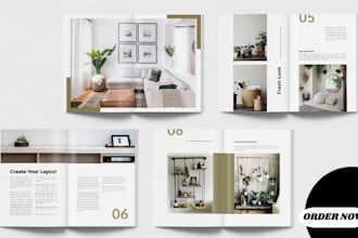 design furniture interior exterior print product catalog, magazine, spec sheet