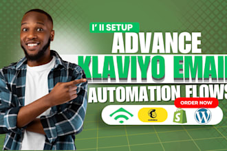 setup klaviyo email marketing flows automation for ecommerce as klaviyo expert