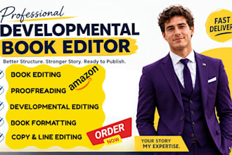 do developmental book editor, proofread, manuscript, professional book editing