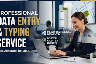 do data entry, canva design and assignment typing