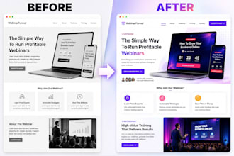 redesign your website UI UX in figma professionally
