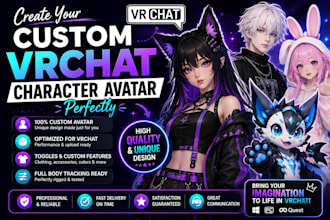 create your custom vrchat character avatar perfectly