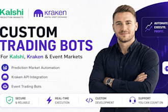 develop a custom phyton kalshi and kraken API trading automation bot