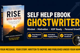 ghostwrite a self help and personal development ebook for KDP authors