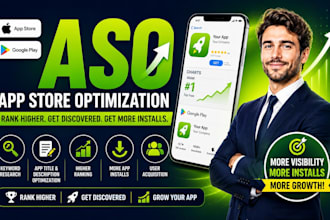 do google play aso, mobile app promotion, app install, ios, android app ads, aso