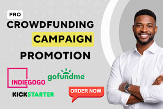 do crowdfunding promotion on indiegogo gofundme kickstarter and fundraising