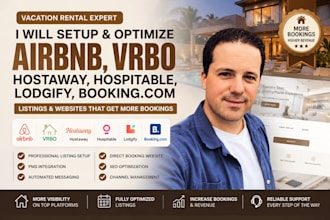 setup listing airbnb vrbo hostaway hospitable lodgify hospitable booking com web