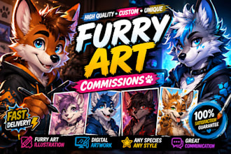 draw furry art for you, nsfw or sfw