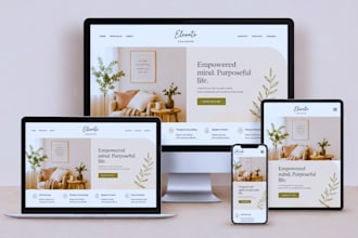 build squarespace life coaching website therapy speaker trainer counselling site