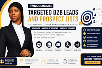 generate targeted b2b leads and prospect lists