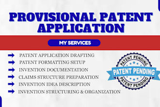 prepare, draft and file your provisional patent application with uspto