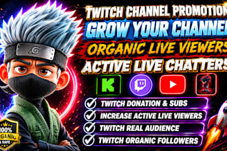 promote your twitch live stream to bring in more live viewers and chatters