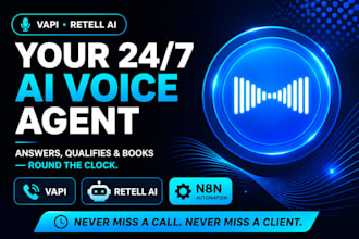 build retell ai receptionist, ai voice agent, vapi ai calling agent n8n ai agent