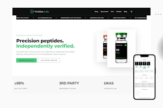 peptide shopify store peptide website peptide ecommerce store peptide brand
