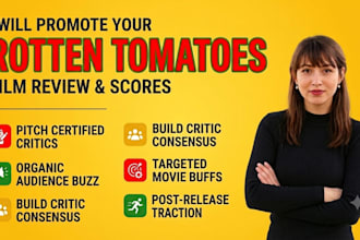 do organic film promotion, letterboxd outreach, and rotten tomatoes pr pitch