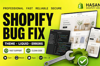fix shopify bugs theme issues and liquid errors