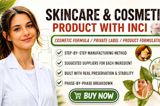 formulate your custom skincare and cosmetic product with inci