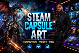 create 2d game cover art