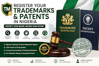 do registration of trademarks and patents for you in nigeria