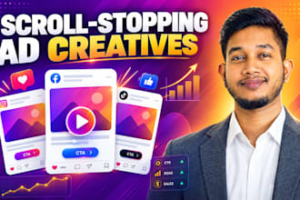 create sales converting video ads and 5 professional ad creatives