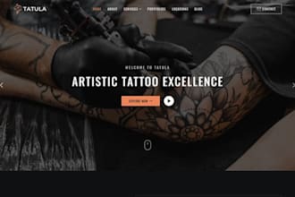 wix tattoo studio website piercing henna mehndi booking wix tattoo website