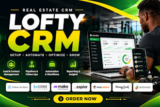 lofty CRM follow up boss  kvcore make com zapier realgeeks honeybook dubsado