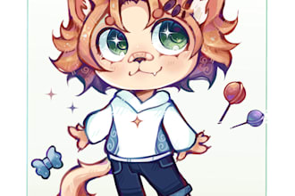 draw cute chibis for you