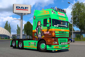 create high 3d quality ets 2 and ats skin and trucks, ets trailer, ats map