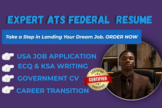craft federal resume, usajobs, executive, government, ats and resume writing