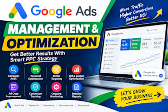 manage and optimize google ads PPC campaigns