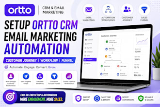 setup ortto CRM email marketing automation customer journey workflow funnel