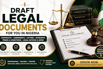 draft legal documents for you in nigeria