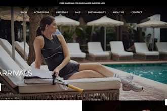 activewear shopify store activewear store sportwear store sportwear website