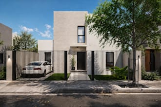 create photorealistic 3d house renders