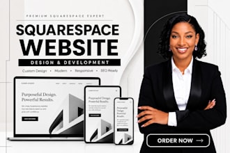 build squarespace real estate website design and squarespace website development