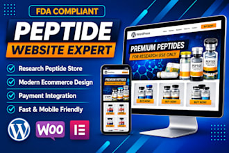 build peptide website fda complaint peptide website woocommerce peptide website