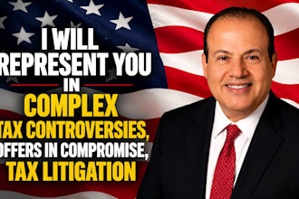 represent you in complex tax controversies, offers in compromise, tax litigation