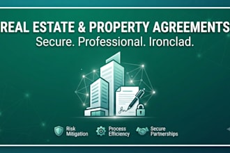 draft professional real estate and property agreements