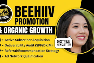 do beehiiv newsletter promotion, organic growth, and subscriber funnel setup