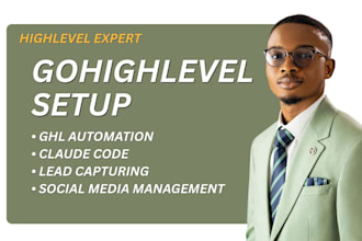 ghl realesate virtual assistant, CRM funnel, landing page, website, lead capture