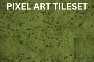 pixel art tileset rpg maker game art sprite sheet tilemap game asset indie game