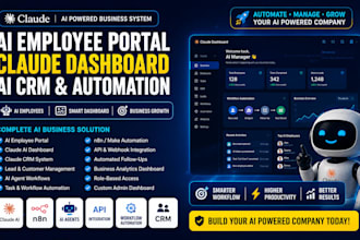 ai employee portal  claude dashboard ai CRM  business automation