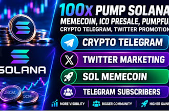 pump your web3 project, moonshot mc, crypto, telegram, twitter promotion
