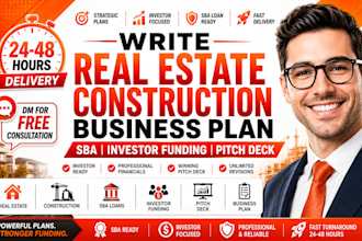 write real estate construction business plan sba investor funding pitch deck