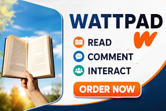 read comment and interact with your wattpad story