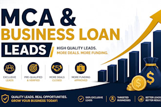 generate targeted mca and business loan leads for your funding company
