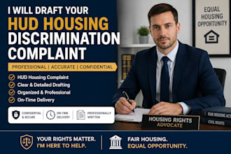 draft a hud housing discrimination complaint