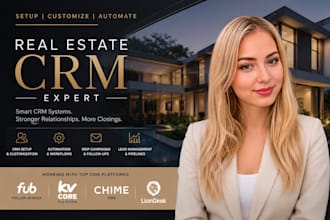 setup follow up boss kvcore chime liondesk real estate CRM